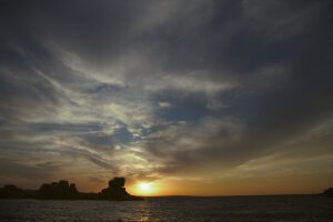 Stef Styles|Vintage|Portrait I - Sunset over lake Victoria. Kisumo / Tanzania