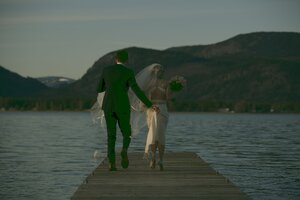 Stef Styles|The Traveller|Snowy Forest G-Mono - Newlywed at the lake