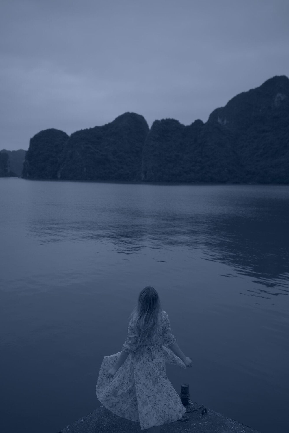 After · Virado cianotipo