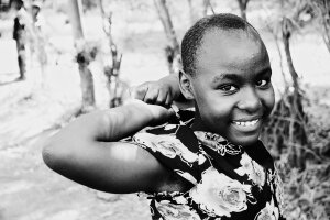 Moriyama 1 - A little girl. Tanzania