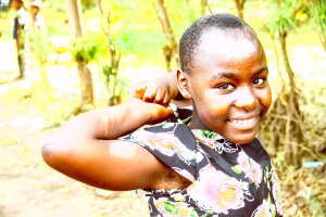 Stef Styles|Night|Grunge with Green Midtones - A little girl. Tanzania