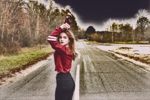 Stef Styles|The Traveller|Low Tone - A woman on the road.