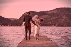 Stef Styles|Vintage|Cuba Street - ORA SD - Newlywed at the lake