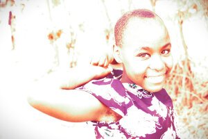 Stef Styles|Vintage|Portrait III - A little girl. Tanzania